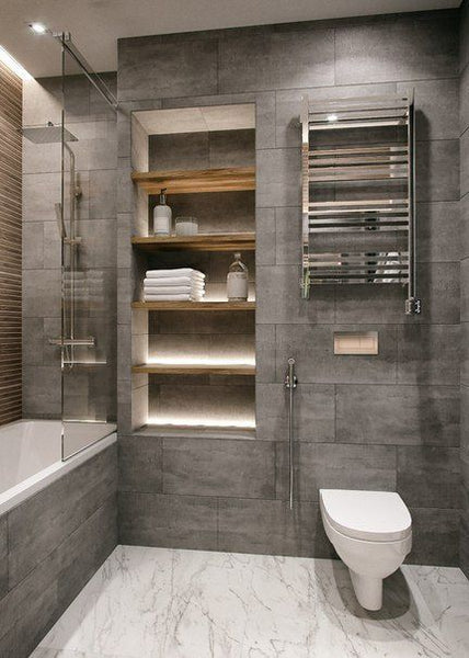 Home Decorating Ideas Bathroom Fotos von DESIGN STUDIO A + B   – +48 514 – #bad #badezimmer #badezimmeraufbewah…