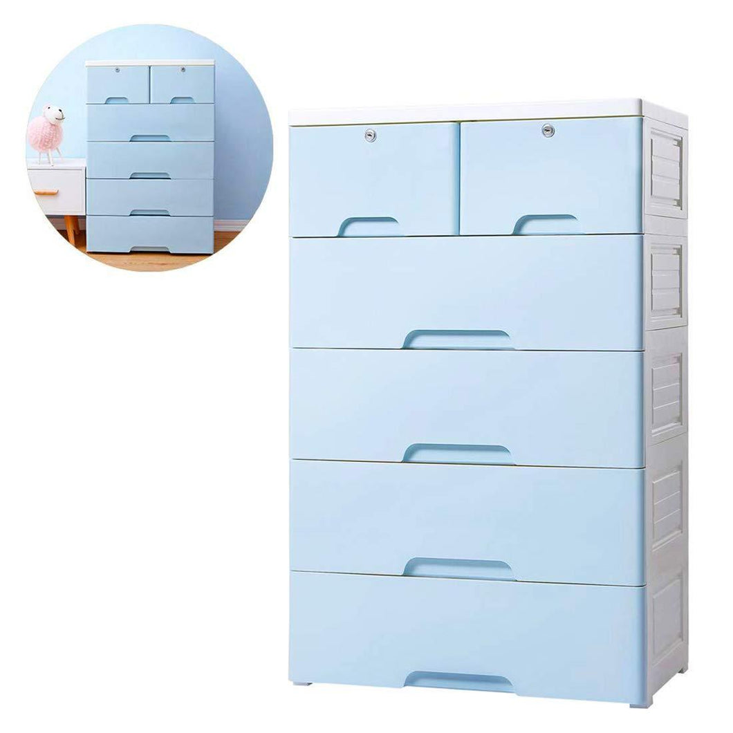 Discover nafenai 5 drawer kids storage cabinet home storage drawers with lock wheel plastic bedroom storage bin closet kids toy box clothes storage cabinet