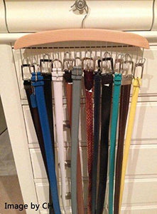 Discover the ohuhu belt hanger 24 belt racks hardwood homeware closet accessories organizers 2 pack