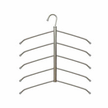 Load image into Gallery viewer, Budget friendly suzeda 5 tier stainless steel blouse tree hanger closet organizer 6 pack