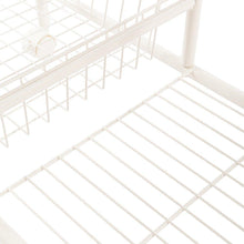 Load image into Gallery viewer, Storage wire shelve rack shelf adjustable cabinet closet unity cart garage storage for pots pans wine dishes storage organizer bathroom bedroom kitchen white 6 lattices
