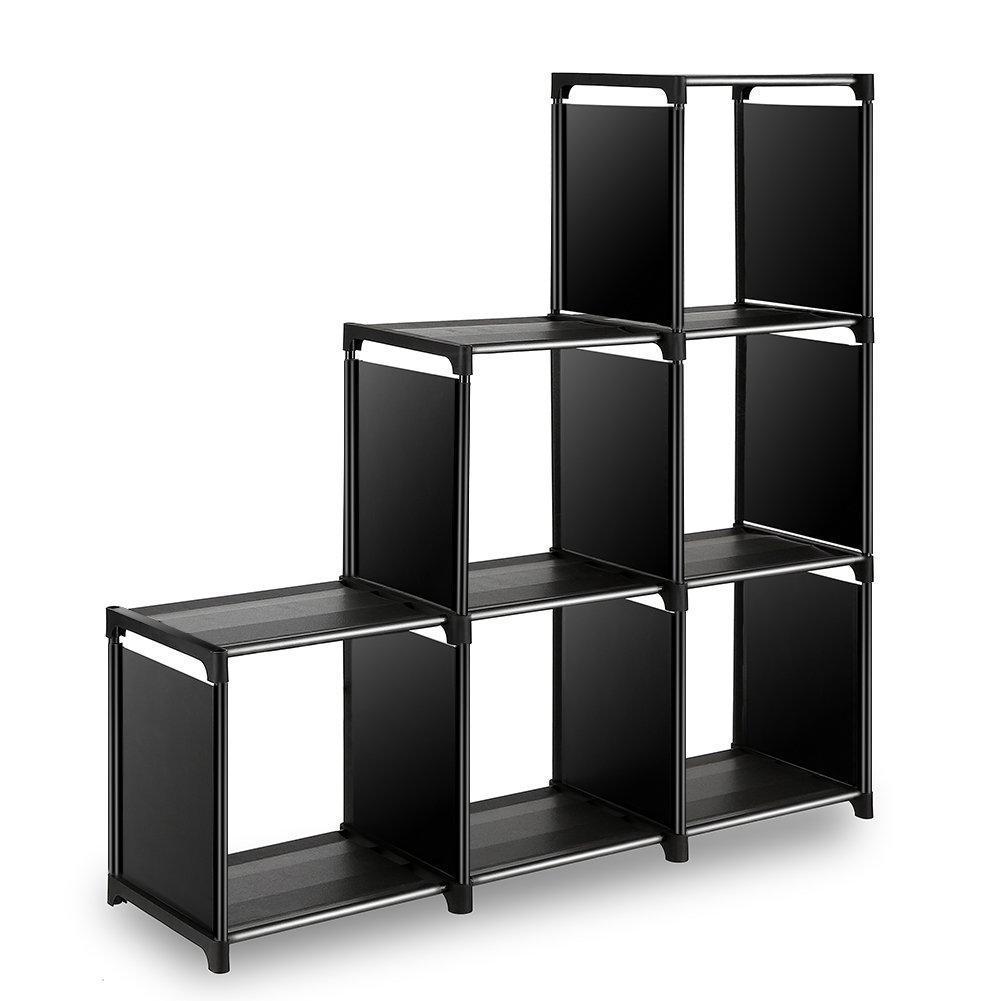 Try tomcare cube storage 6 cube closet organizer shelves storage cubes organizer cubby bins cabinets bookcase organizing storage shelves for bedroom living room office black