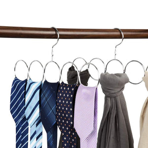 Buy poeland 1kuan scarf closet organizer hanger no snag storage scarves ties belts shawls pashminas 2 pack
