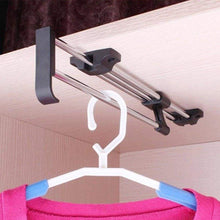 Load image into Gallery viewer, Best zjchao heavy duty retractable closet pull out rod wardrobe clothes hanger rail towel ideal for closet organizer polished chrome 30cm 11 8 inches