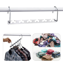 Load image into Gallery viewer, Home doiown space saving hangers 4 pack closet organizer hanger stainless steel clothing hangers 4 pack