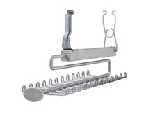 Load image into Gallery viewer, Budget friendly closetmaid 78060 sliding tie belt rack for wire shelving satin chrome
