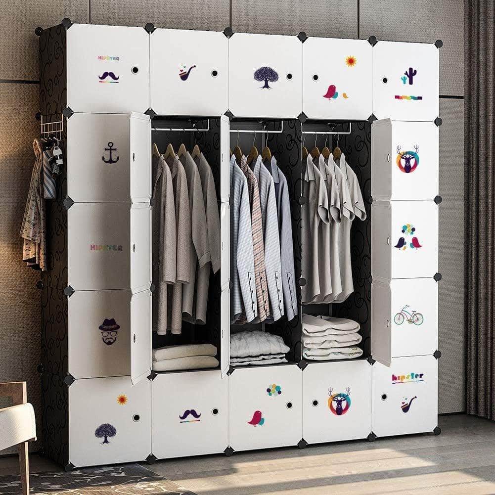 Exclusive Yozo Closet Organizer Portable Wardrobe Cloth Storage – Julie  Gartha