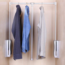 Load image into Gallery viewer, Buy gimify pull down closet rod wardrobe lift organizer storage systerm hanger rod for hanging clothes space saving aluminum adjustable 32 68 42 28inch