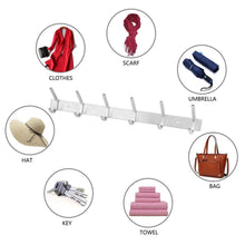Load image into Gallery viewer, Save ulifestar premium hook racks for hats coats towels keys heavy duty wall mounted stainless steel hanging hooks for bathroom kitchen closet storage and organization style b