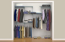 Load image into Gallery viewer, Select nice closetmaid 78809 shelftrack 5ft to 8ft adjustable closet organizer kit satin chrome