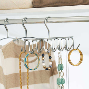 Order now interdesign axis closet storage organizer rack for ties and belts chrome