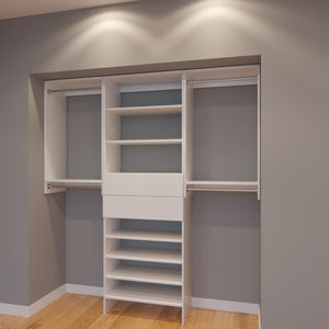 Modular Closets 6.5 ft Closet Organizer System - 78 inch - Style B
